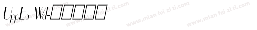 UppEa Wd字体转换